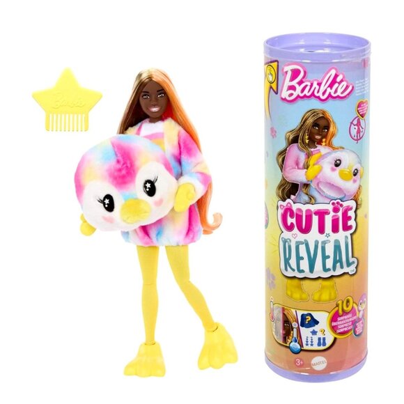 NIB Mattel Color Dreams Poseable Barbie Cutie Reveal Penguin Pet Color Change - Picture 7 of 7